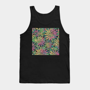 Firework Frizz-balls - Bold and Cool Tie Dye Style - Digitally Illustrated Abstract Flower Pattern for Home Decor, Clothing Fabric, Curtains, Bedding, Pillows, Upholstery, Phone Cases and Stationary Tank Top